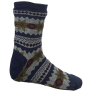 YU FENG 3-PACK: MEN'S ASSORTED FLUFFY SHERPA SLIPPER SOCKS - MULTI - Like New