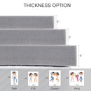 Maxzzz 2 Inch Mattress Topper Twin Size, Firm Memory Foam Bed Mattress Topper - Brand New
