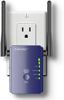 COREDY 300 MBPS MINI WIFI EXTENDER RANGE EXTENDER/WIRELESS REPEATER - PURPLE - Like New