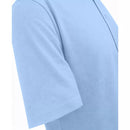 JAMES TAILOR MEN'S SHORT SLEEVE KNIT BUTTON DOWN SHIRT - SIZE: 3XL - LIGHT BLUE - Like New