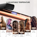 NICEBAY CURLING 1" HAIR IRON CERAMIC COATING PROFESSIONAL DW-6010A - ROSE GOLD New