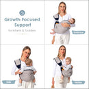 SHIAON BABY SLING CARRIER BABY CARRIER NEWBORN TO TODDLER(7-45LBS) BEIGE - Like New