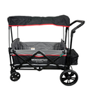 WONDERFOLD X2 PUSH + PULL DOUBLE STROLLER WAGON, BLACK - Like New