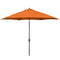 ASTELLA 11FT ALUMINUM ORANGE PUSH-BUTTON TILT MARKET PATIO - Scratch & Dent