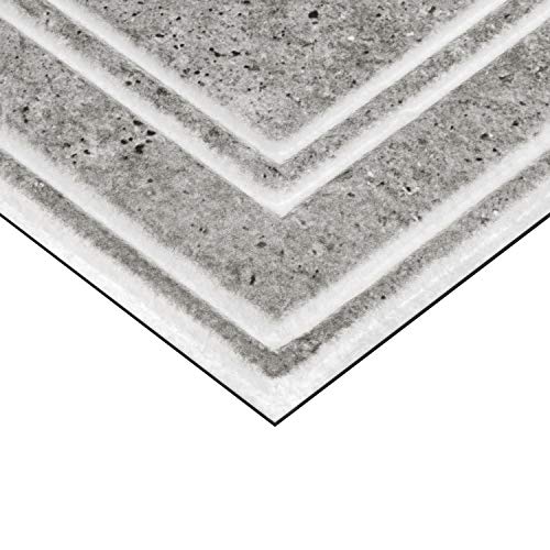 39845288102400036 APACHE MILLS FASHIONABLE DELUXE "PRECAUTIONS" MAT- GRAY - Brand New