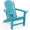OTSUN Adirondack Chair, Large Lawn Chair, Outdoor Chair w/ Durability - Blue - Like New