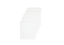 SMEAD 3-RING BINDER INDEX DIVIDERS, 5-TAB, 11" X 8 1/2", WHITE, PACK OF 20 SETS - Brand New