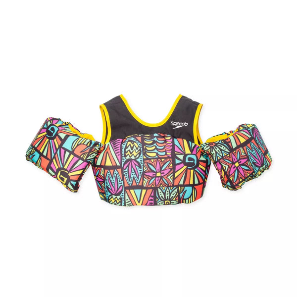 SPEEDO SPLASH JAMMER POLYETHYLENE POLYESTER LIFE JACKET VEST YOUTH SIZE - MULTI - Brand New