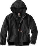 CARHARTT TLL-XL MEN'S INSULATED ACTIVE JAC, LOOSE FIT 3 WARMEST RATING - BLACK - Like New