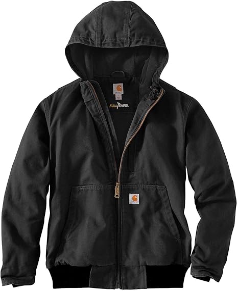 CARHARTT TLL-XL MEN'S INSULATED ACTIVE JAC, LOOSE FIT 3 WARMEST RATING - BLACK - Like New