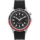 TIMEX WATERBURY 39MM MEN’S ANALOG - BLACK/STAINLESS STEEL/BLACK/SYNTHETIC RUBBER - Brand New