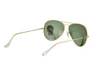 RAY BAN SUNGLASSES RB3025 AVIATOR CLASSIC GREEN LENSES 58MM UNISEX - GOLD/GREEN - Like New