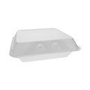 Pactiv Evergreen SmartLock Foam Hinged Lid X-Large 250/Carton - White - Brand New