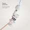 LOOP EARPLUG LOOP SWITCH EARPLUGS MULTI-MODE NOISE REDUCING EARPLUG - WHITE - Like New