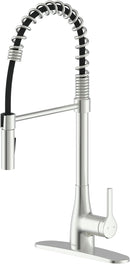 Bio Bidet FLOW Kitchen Faucet with Pull Down Sprayer - Brushed Nickel - Like New