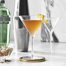 WILLIAMS SONOMA RESERVE MARTINI GLASSES, SET OF 4, 4" DIAM. 6 3/4" HIGH. - CLEAR - Like New