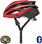 COROS Omni Smart Cycling Helmet w/Bone Conduction Audio LED Tail Lights - Red - Like New