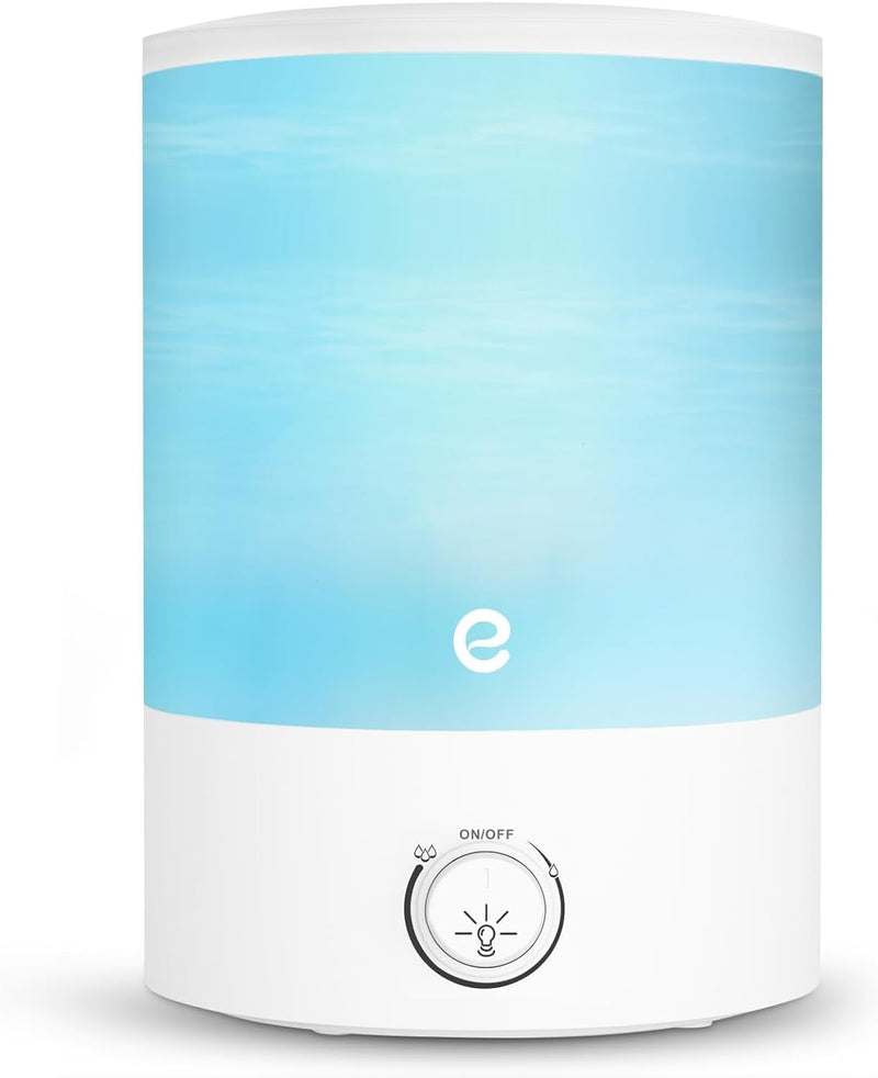 Esemoil 2.5L Cool Mist Ultrasonic Air Humidifier HMBW-25US - White Like New