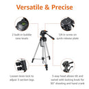 Amazon Basics 60-inch Lightweight DSLR Tripod with Bag, Black - Brand New