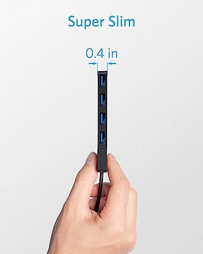Anker USB Hub 4 Ports USB 3.0 Hub USB Splitter A7516 - BLACK - Like New