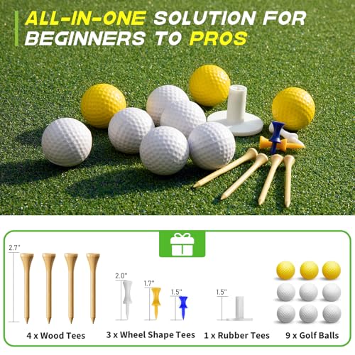 Bltend Golf Mat: 5x4ft & 5x5ft Heavy-Duty Golf Hitting Mats Practice Outdoor - Like New