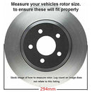 Detroit Axle Front Brake Kit for Chrysler 200 Sebring Avenger Caliber - Brand New