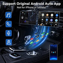VNILRGLE WIRELESS ANDROID AUTO/WIRELESS CARPLAY ADAPTER TOUCHSCREEN - SILVER - Like New