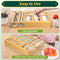 KOCWELL Bag Organizer Plastic Wrap Dispenser Cutter 6 In 1 - Scratch & Dent