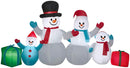 GEMMY CHRISTMAS INFLATABLE SNOWMAN FAMILY - MULTI - Like New