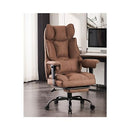 EFOMAO Fabric Office Chair, Big and Tall Chair 400 lb Weight Capacity - Brown - Like New
