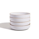 Our Place Dinner Bowls - Set of Four 8.5" Handcrafted Ceramic Pasta Bowls -Steam - Brand New