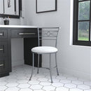 Hillsdale Furniture Dutton Metal Vanity Stool B07SQBM45T - Brand New