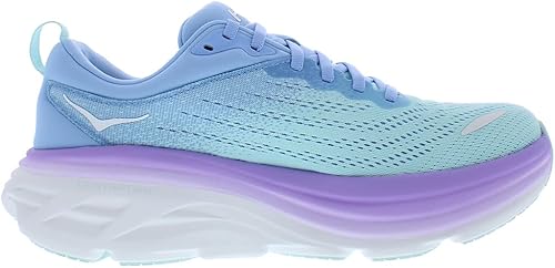 1127952 HOKA ONE ONE Womens Bondi 8 Airy Blue/Sunlit Ocean 8 Like New