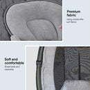BABYBOND BABY SWINGS FOR INFANTS TO TODDLER | BLUETOOTH BABY SWING - BLACK - Like New