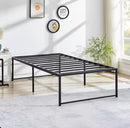 VECELO BED FRAME METAL FRAME TWIN 18-IN. H PLATFORM BED - BLACK - Brand New