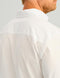 HUK MENS NEXT LEVEL SOLID LONG SLEEVE FISHING BUTTON DOWN SHIRT - SIZE L - WHITE - Brand New