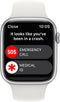 Apple Watch Series 8 GPS 45mm Aluminum Case White Sport Band MP6Q3LL/A - White - Like New
