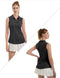 FKEEP WOMEN'S SLEEVELESS POLO GOLF TENNIS SHIRT TANK DARK GRAY - SIZE M - Brand New