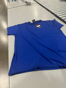 JUMP START POLYESTER SHORT SLEEVE SHIRT - SIZE: MEN XL - ROYAL BLUE - Brand New
