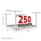 SafeRacks Overhead Garage Storage Rack with 250 lb Capacity - White - Like New