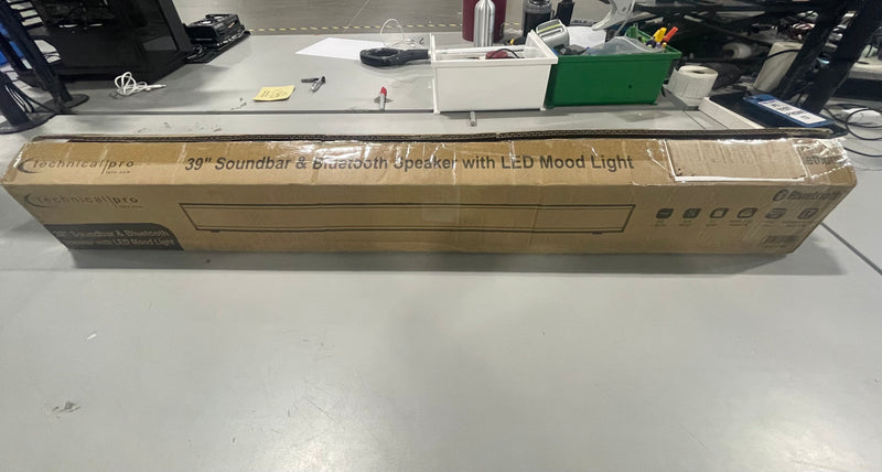 TECHNICAL PRO 39" SOUNDBAR & BLUETOOTH SPEAKER WITH LED MOOD LIGHT - BLACK - Like New