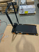 MOTORIZED TREADMILL MAX POWER 2.5 HP MAX SPEECH 6.3 SPEECH - BLACK - Like New