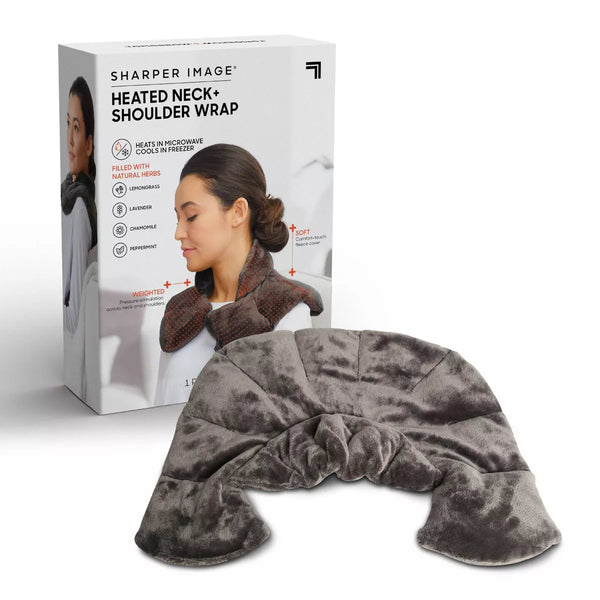 SHARPER IMAGE NECK AND SHOULDER WRAP PAD - POLYESTER - Like New