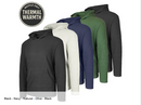 BLUE ICE 5-PACK MEN'S WAFFLE-KNIT PULLOVER HOODIE 2XL BLK/GRY/NATURAL/NVY/OLIVE - Like New
