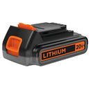 BLACK+DECKER 20V MAX LITHIUM BATTERY 2.0AH CHARGER SOLD SEPARATELY - ORANGE - Like New