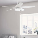 HUNTER FAN COMPANY 52" ANISTEN CEILING FAN - FRESH WHITE - Like New