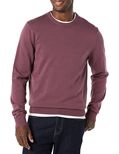 AMAZON ESSENTIALS MEN'S LONG-SLEEVE CREWNECK SWEATER 100% COTTON Big & Tall - Brand New