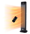 GOOD HOUSEKEEPING OSCILLATING CERAMIC TOWER SPACE HEATER, 30", 72033 - BLACK - Like New