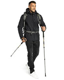 OUTDOOR VENTURES MEN'S LIGHTWEIGHT SOFTSHELL JACKET FLEECE BLACK 2XL - Brand New