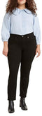 LEVI'S WOMEN'S CLASSIC STRAIGHT JEANS - SIZE: 8M (29X30) - SOFT BLACK - Brand New